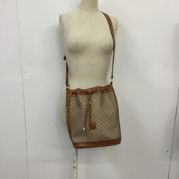 Celine Shoulder Bag Macadam Drawstring - Picture 1 of 8